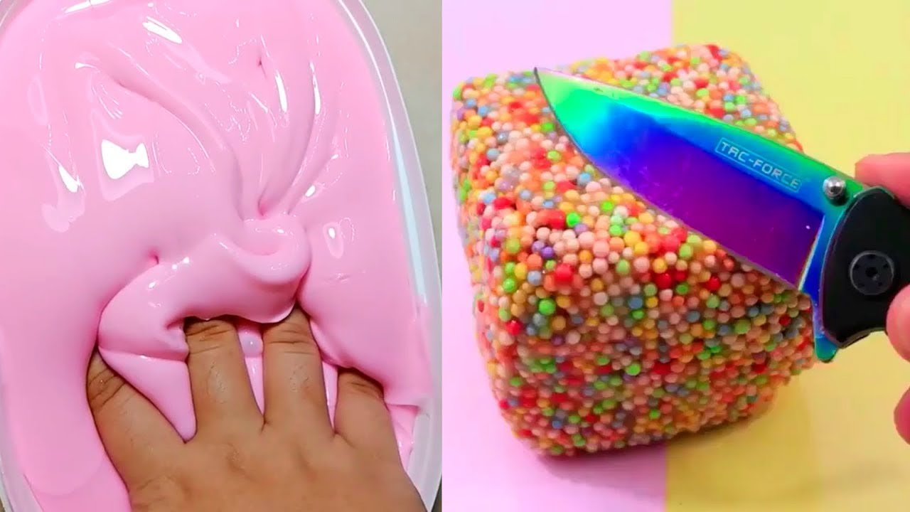 Crunchy Slime VS Fluffy Slime  Best Satisfying ASMR Compilation