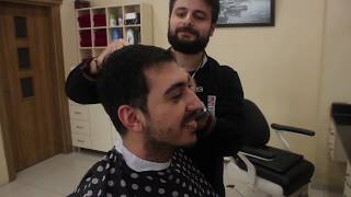 ASMR Turkish Barber Haircut,Nose Wax and Beard Shave 11 (33 Mins)