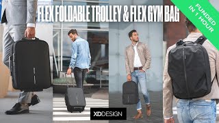 Now on Kickstarter: Flex Foldable Trolley & Flex Gym Bag by XD Design