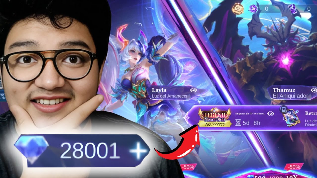 me gasto 30k diamantes sacando todo el evento nexus