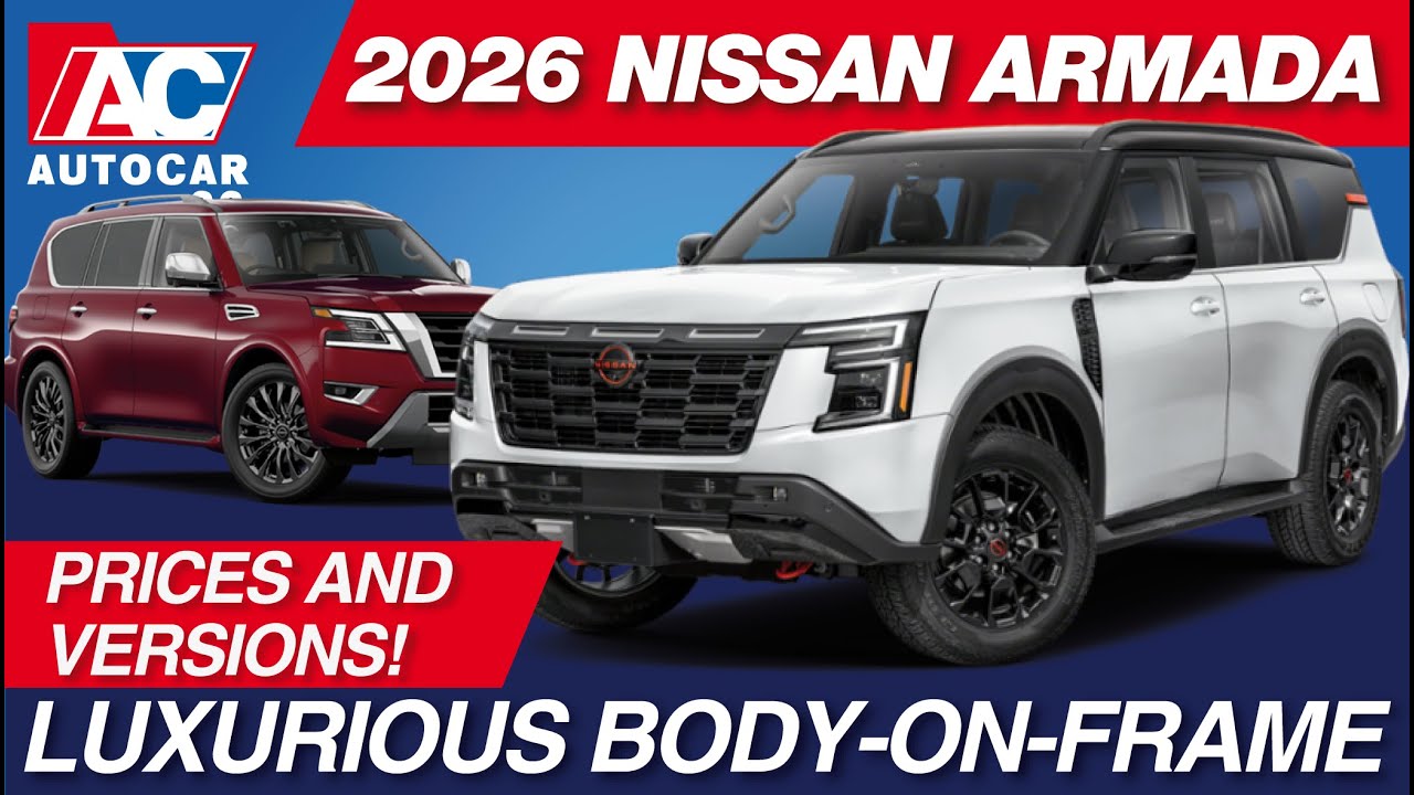 NISSAN ARMADA: LARGE LUXURY SUV WITH IMPOSING DESIGN AND 425HP! SEE PRICES AND VERSIONS