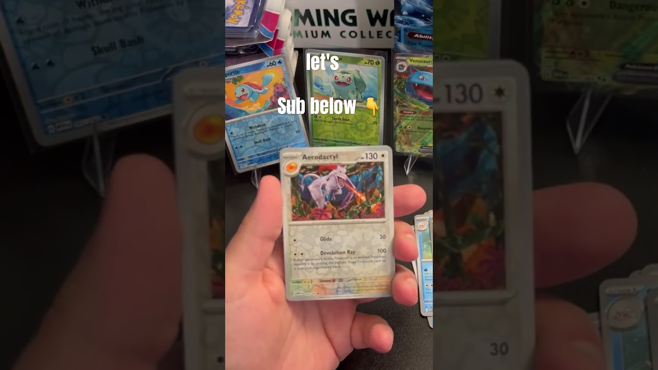 Aerodactyl Reverse Holo Pull! 🪨 Fossil Power Returns!