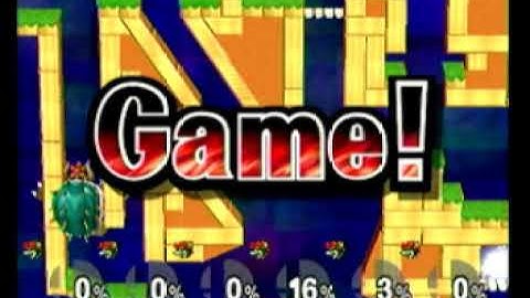 Super Smash Bros Melee Debug Menu - 6 Giga Bowser All Controllers as CPU Team in All Chr Target Test