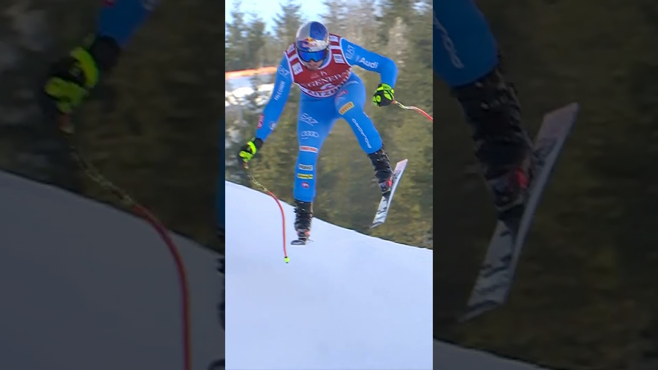 Dominik Paris ✈️😱 What a scare, huge recovery to finish P8 anyway! 