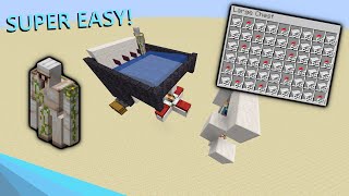 Minecraft 1.16+ Simple Iron Farm Tutorial | 300+ Iron per Hour!