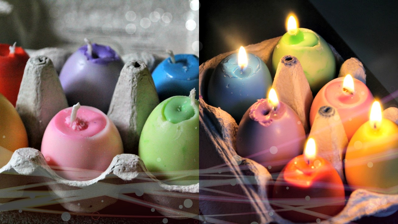 CANDELE colorate UOVA di PASQUA fai da te || EASTER EGGS CANDLES - YouTube