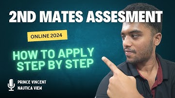 How to apply - 2nd mates Assessment 2024