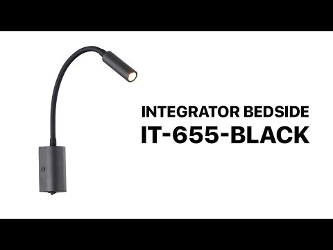 Светильник гибкий для чтения / Прикроватная подсветка / Integrator Bedside IT-655-Black