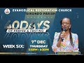Thursday, 7/12/2023, 40 days of prayer and fasting (WEEK 6) with Pst. Grace Masasu