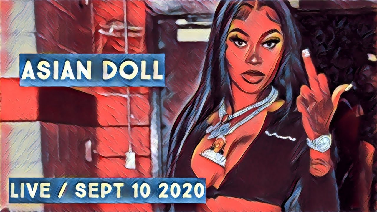 Asian Doll (IG: @asiandabrat) on Live Stream on September 10th 2020