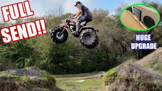 Big Jump On A LIFTED 3 Wheeler!!! Death Defying!! + We Install A Sick Stereo In Our 78 Squarebody!!