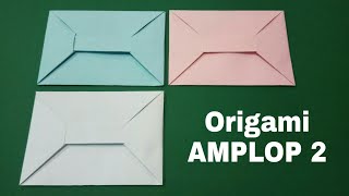 Origami amplop 2 - Kerajinan dari kertas origami - Amplop lebaran origami