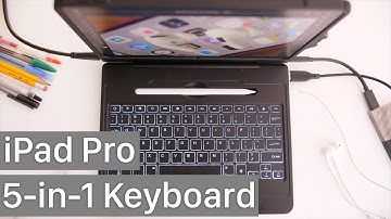 A 5-in-1 iPad Pro keyboard case?!