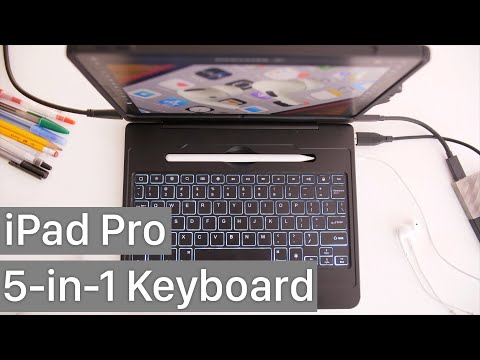 A 5-in-1 iPad Pro keyboard case  