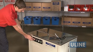 How to Set Up & Operate Uline H-2079 Poly Strapping Machine