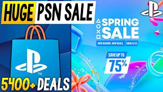 GIGANTIC NEW PSN SALE LIVE NOW! PSN Spring Sale 2026 - 5400+ Deals (NEW PlayStation Game Deals)