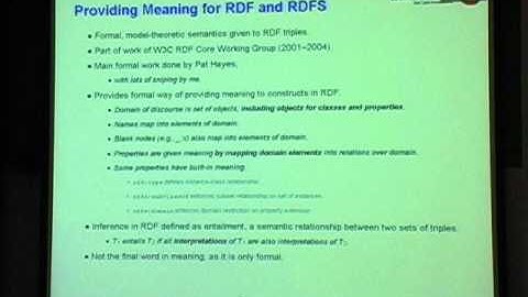 Knowledge Representation and the Semantic Web