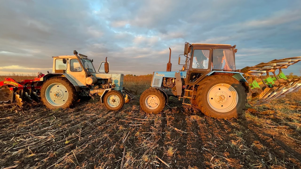 Оранка МТЗ 892 👍ЮМЗ 6 РУБАЄ ПАЛКУ 👍Обретовий плуг Велес Агро 2+1 👍