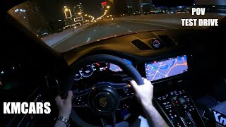 Porsche Cayenne Coupe S 2020 (Talking Review) - Test Drive POV Night Drive