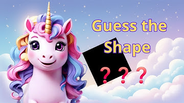 Guess the Shapes with Lunnycorn 🦄✨ | Fun Learning Game for Kids