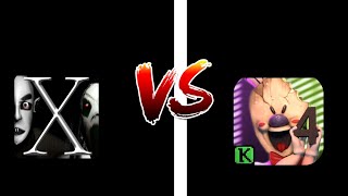 Slenderina X против Ice cream 4 |Dvlooper vs Keplerians games