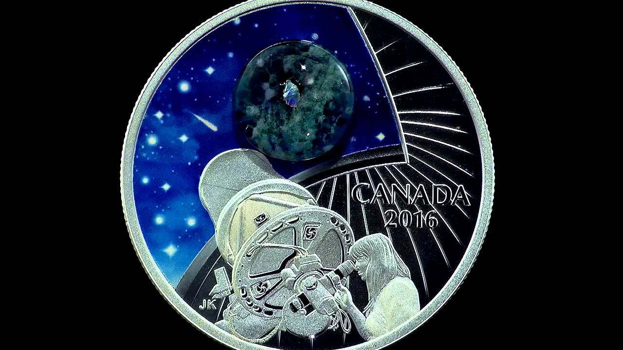 Fine Silver Coin - The Universe: Glow-in-the-Dark Glass with Opal