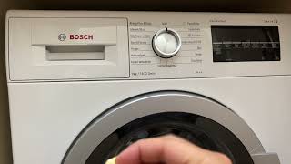 Bosch çamaşır makinesi kazan temizleme nasıl yapılır ( tambur temizleme Programı)