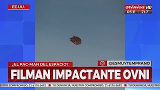 Filman impresionante OVNI en el cielo de Estados Unidos