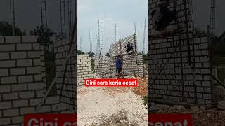 Trik Cepat Kerja #trending #rumahminimalis #viralvideo #rumahmurah #rumahsupermewah #construction