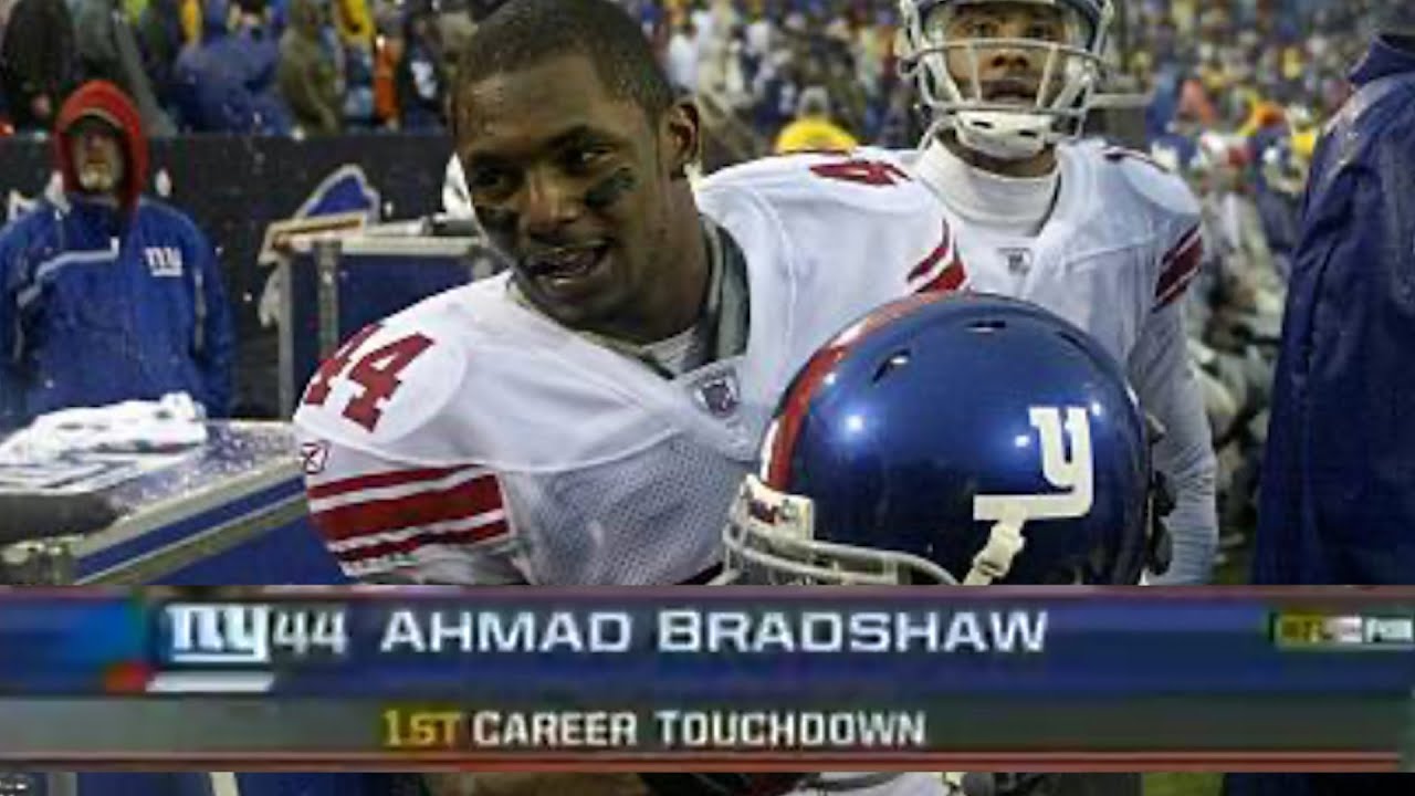 Ahmad Bradshaw rushes for his 1st career NFL TD | December 23, 2007 | Giants @ Bills