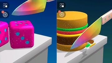 ASMR slicing! Very satisfying and relaxing ASMR slicing game