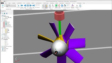 Fan blade 5-Axis Blisk machining simulation Powermill