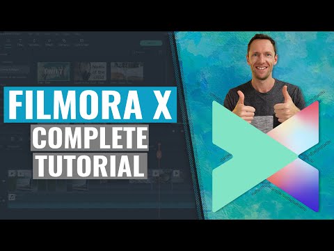 Wondershare Filmora X - QUICK START Video Editing Tutorial!