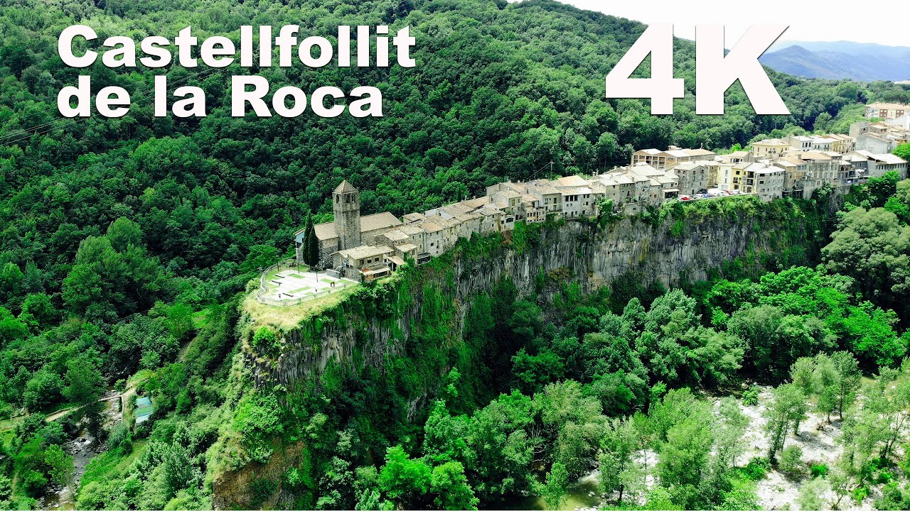 Vista Aérea del Castellfollit de la Roca, Girona Tomas con Mavic Air Paisajes 4K YouTube Vista Aérea del Castellfollit de la Roca, Girona Tomas con Mavic Air Paisajes 4K YouTube