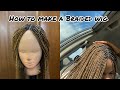 DIY |How to make a knotless braided wig with closure| very detailed