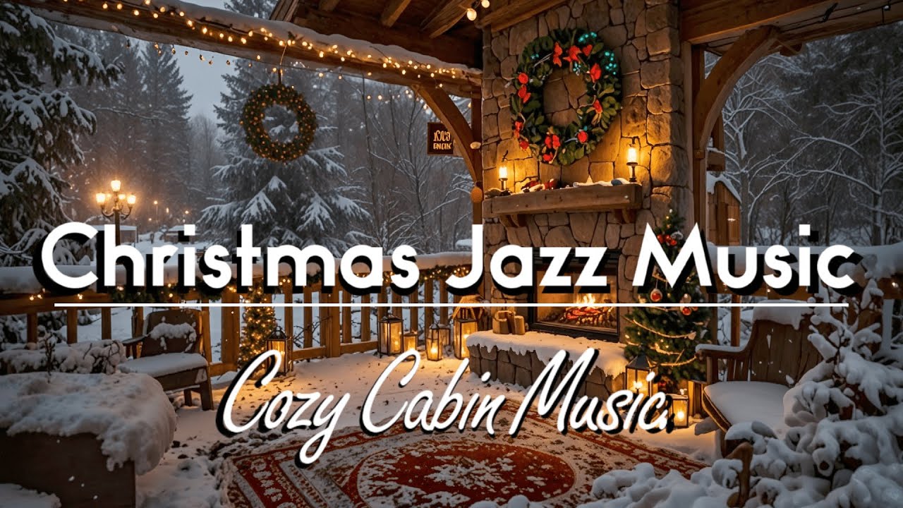 🎄 Cozy Christmas Piano Jazz - Relaxing Holiday Tunes by the Fireplace 🎶 ...