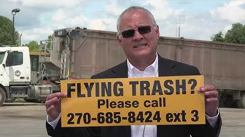 Flying Trash? Decals Applied to Solid Waste Trailers