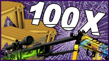 Glitched AWP Had Us Shook... (100 Shattered Web Cases) $400