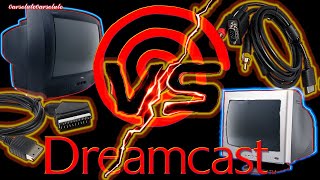 DREAMCAST. TV CRT RGB  vs MONITOR CRT VGA