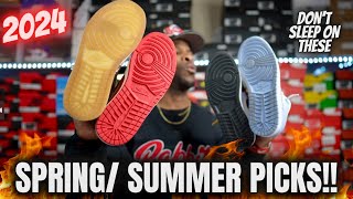 YOU MIGHT WANT TO GRAB THESE NOW!! SPRING SUMMER SNEAKER LINE UP!! IT'S GONNA BE A COLD SUMMER!