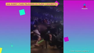 ¡FANS de Bad Bunny se PELEARON en pleno concierto! | De Primera Mano