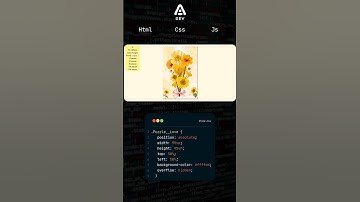 Flores Amarillas con Html Css y JavaScript #flores #floresamarillas #amor #parejas #sunflower #flor