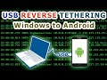 Reverse Tethering USB dari Windows ke Android