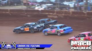 Crown Vic Feature  Cherokee Speedway 2/26/23