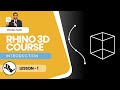Rhino3D Course Lesson-1: Master the Basics — Surfaces, Solids, Curves &amp; 3D Essentials Explained