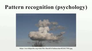 Pattern recognition (psychology)