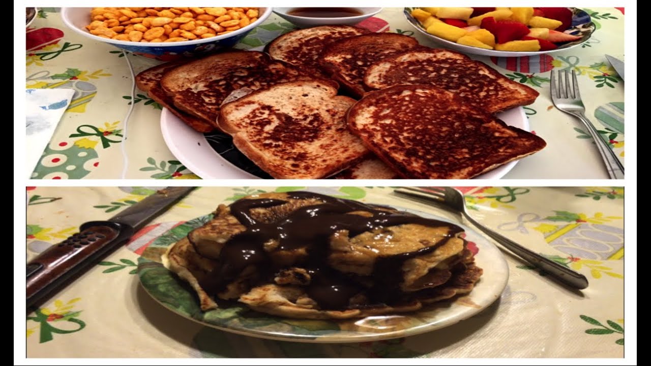 Meals with Myo Ep. 28 IIFYM Full Day of Eating (Refeed) pancakes recipe banana