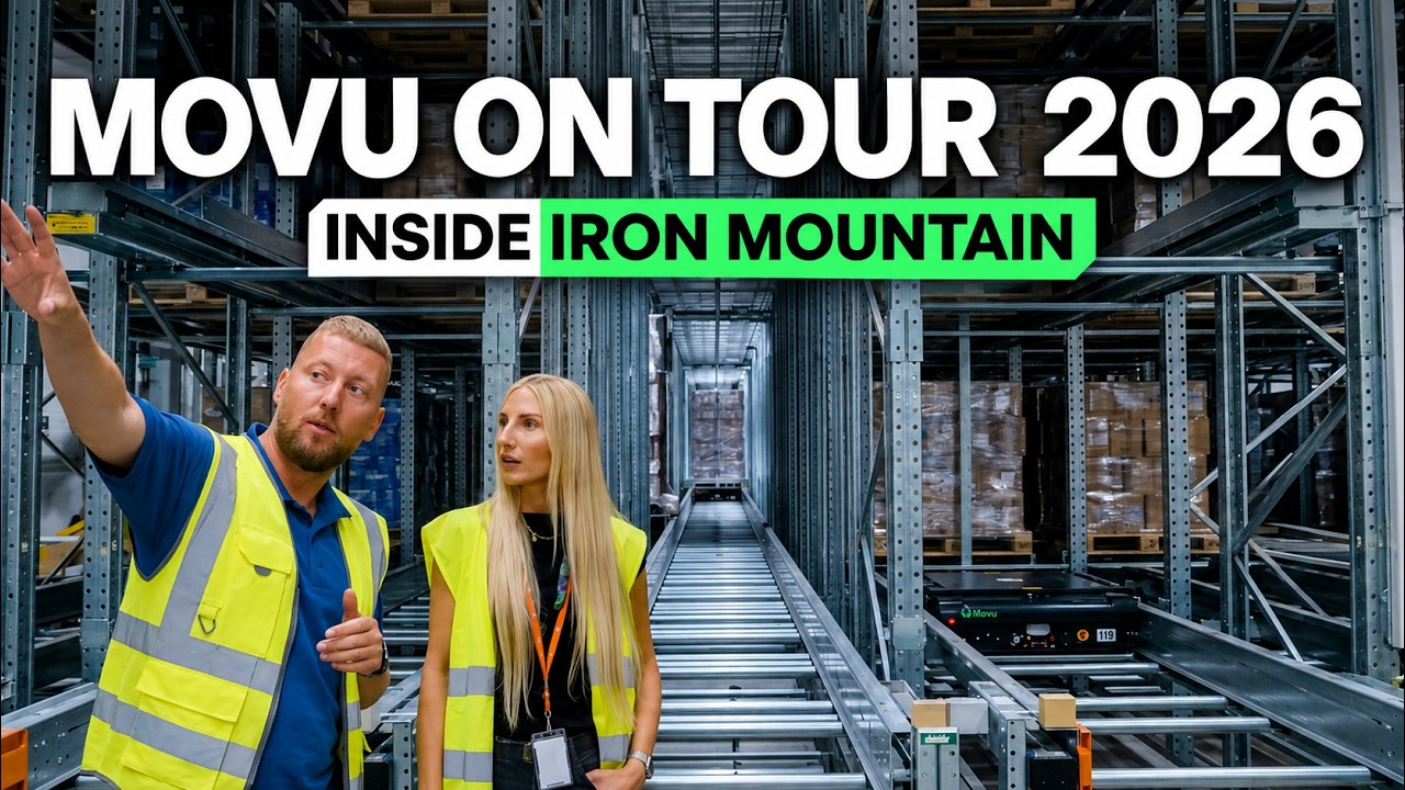Inside Iron Mountain's Automated Warehouse in Rugby, UK | Movu on Tour 2026 | Movu Robotics