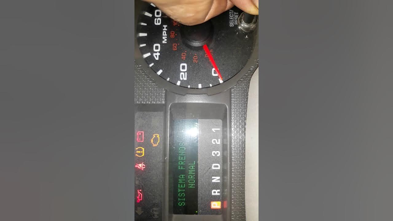 2010 Ford f250 oil life reset - YouTube