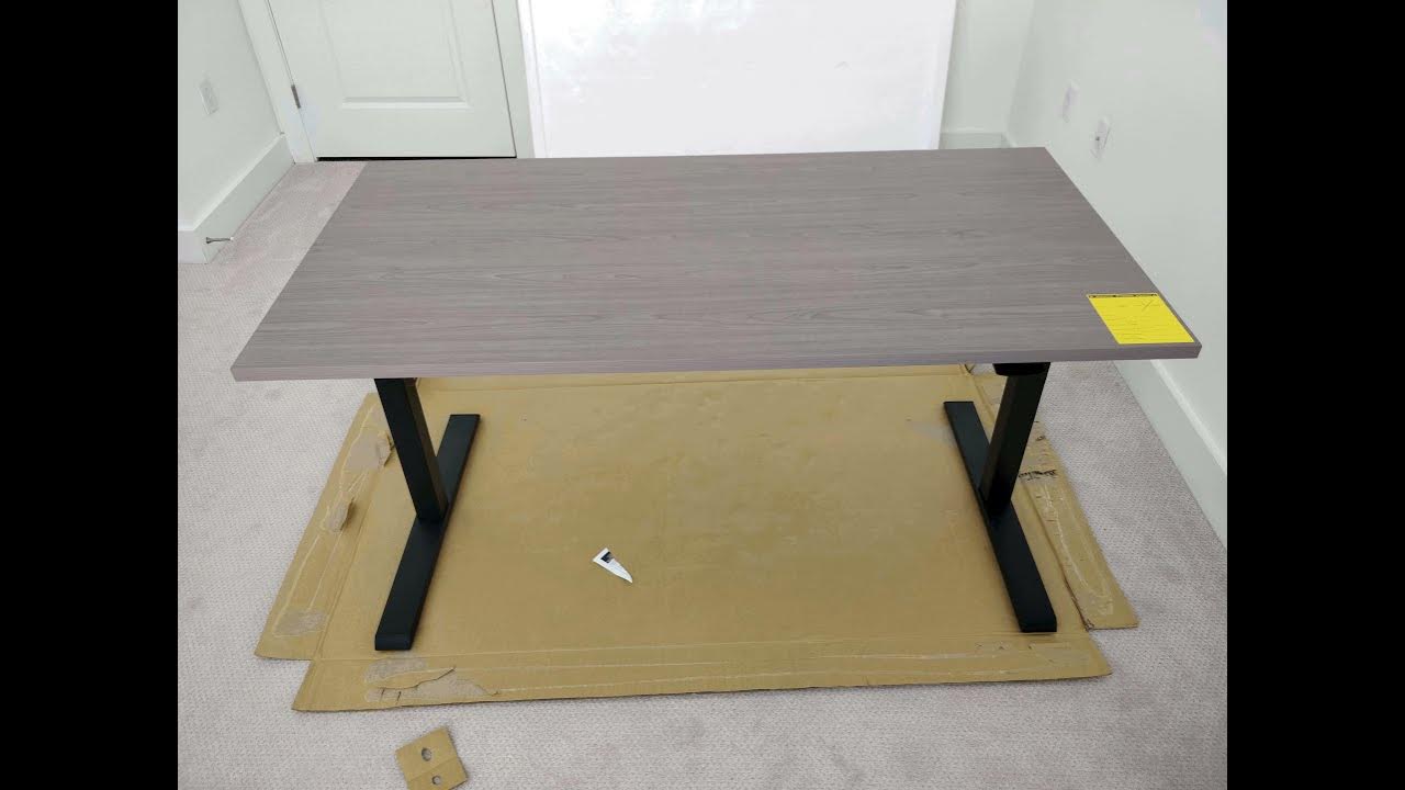 Realspace Magellan Pneumatic Desk Assembly YouTube